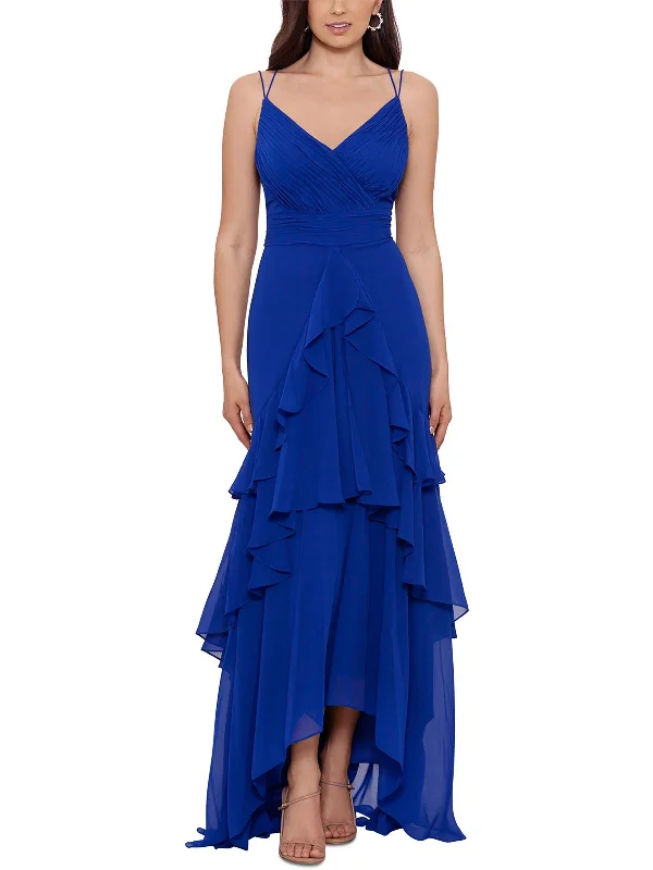 Price Reduction Womens Hi-Low Long Evening Dress