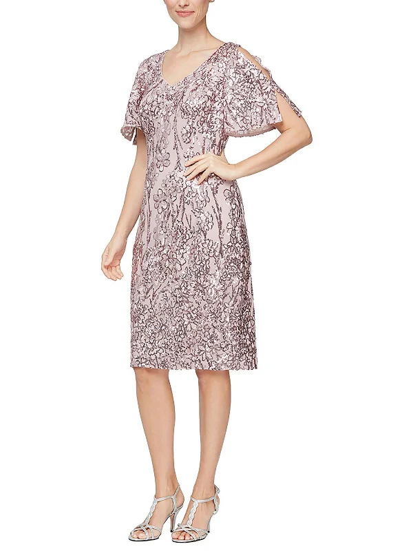 Lowest Price Womens E Mesh Cocktail and Party Dress