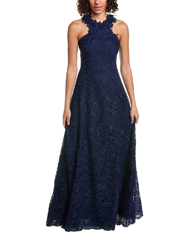 Midnight Madness TERI JON BY RICKIE FREEMAN CUT AWAY HALTER 3D FLOW