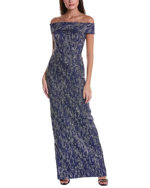 Can't Be Beat Teri Jon by Rickie Freeman Jacquard Gown