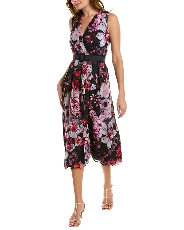 Huge Discounts Kay Unger Julia Midi Dress