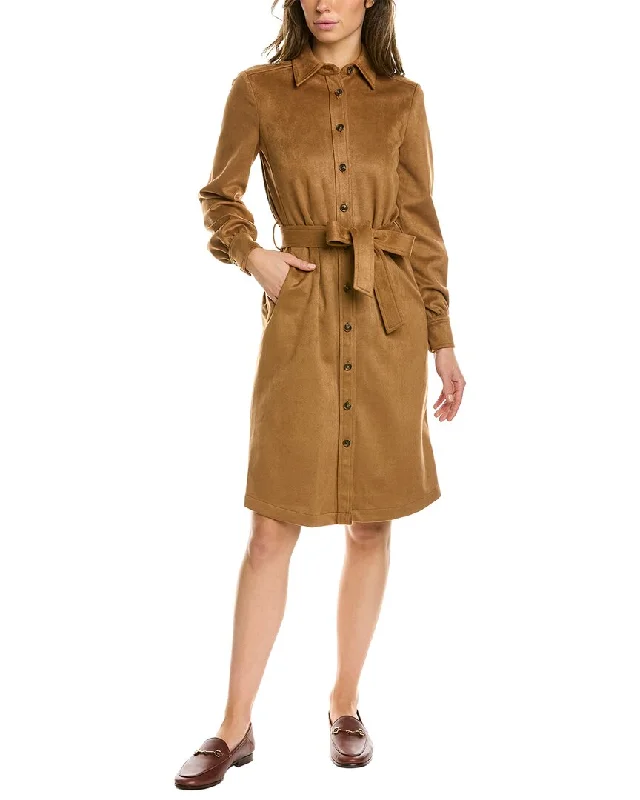 Markdowns Brooks Brothers Tie Waist Shirtdress