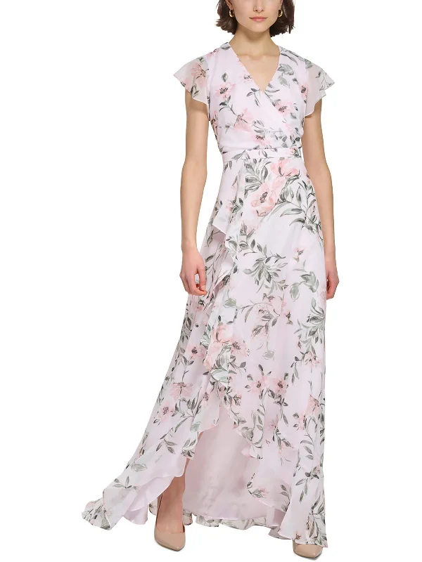 Extra Savings Womens Chiffon Long Maxi Dress