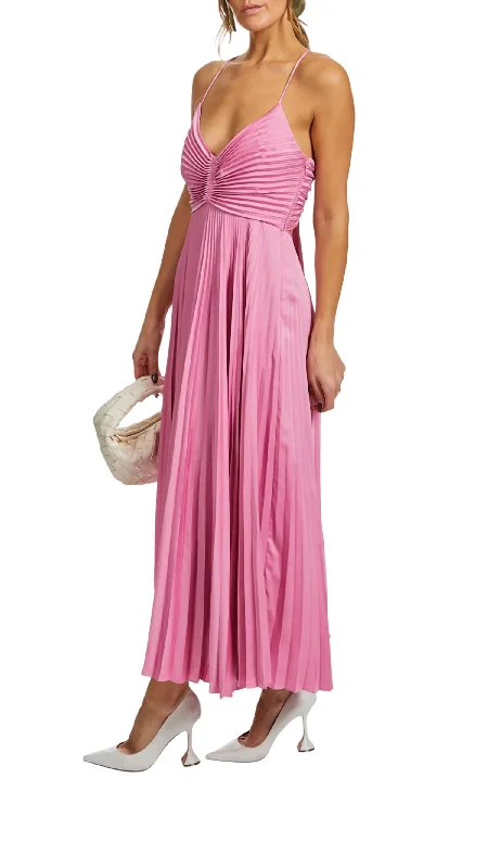 Midnight Madness Gemini Dress In Chateau Rose