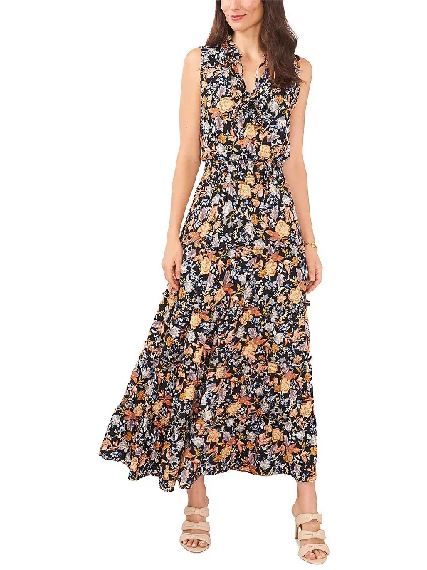 Super Savings Womens Tiered Long Maxi Dress