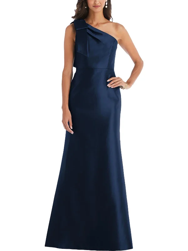 Flash Sale Womens Satin Maxi Evening Dress