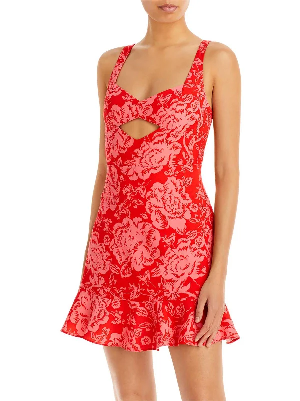 Blowout Deals Womens Cut Out Above Knee Mini Dress