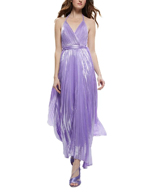 The Best Prices alice + olivia Arista Pleated Maxi Dress