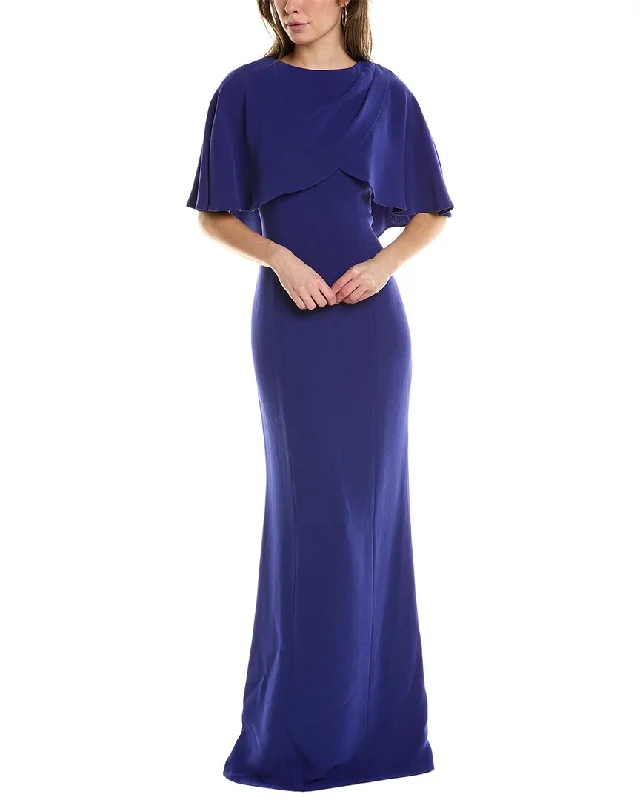 Extra Savings Teri Jon by Rickie Freeman Capelet Gown