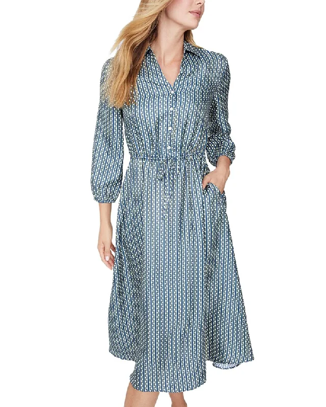 Overstock J.McLaughlin Mollie Silk-Blend Maxi Dress