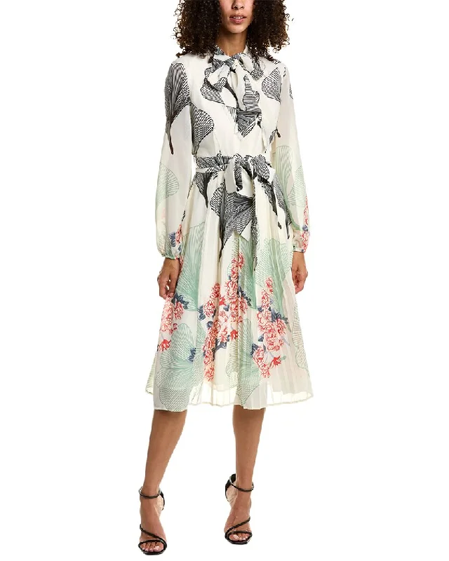 Inventory Reduction Gracia Bow Neck Midi Dress