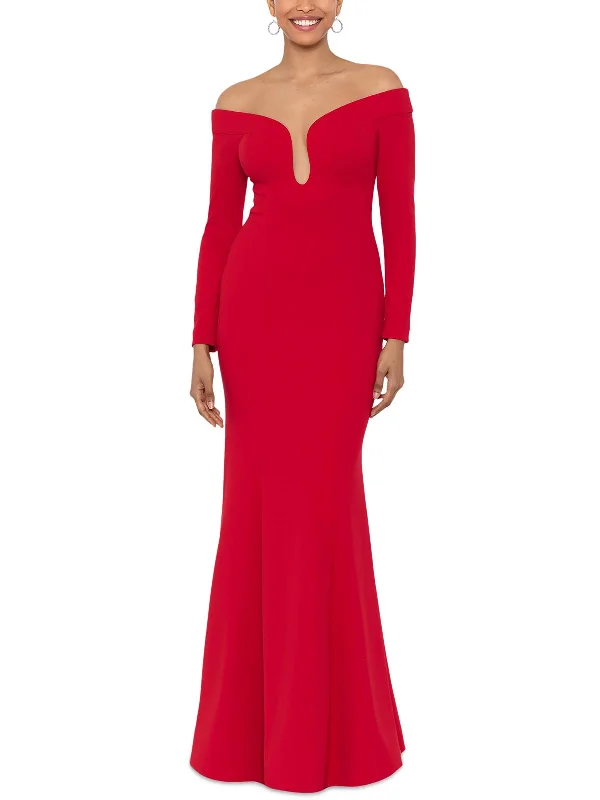 Friends and Family Sale Womens Illusion Polyester Evening Dress