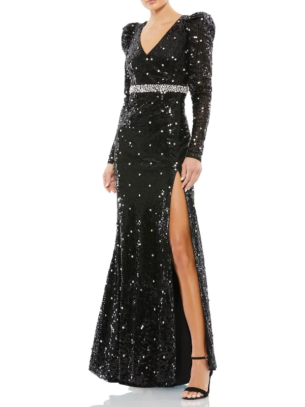 Year-End Sale Womens Sequined Long Evening Dress