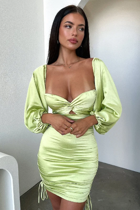 Hot Deal Porche Dress - Green