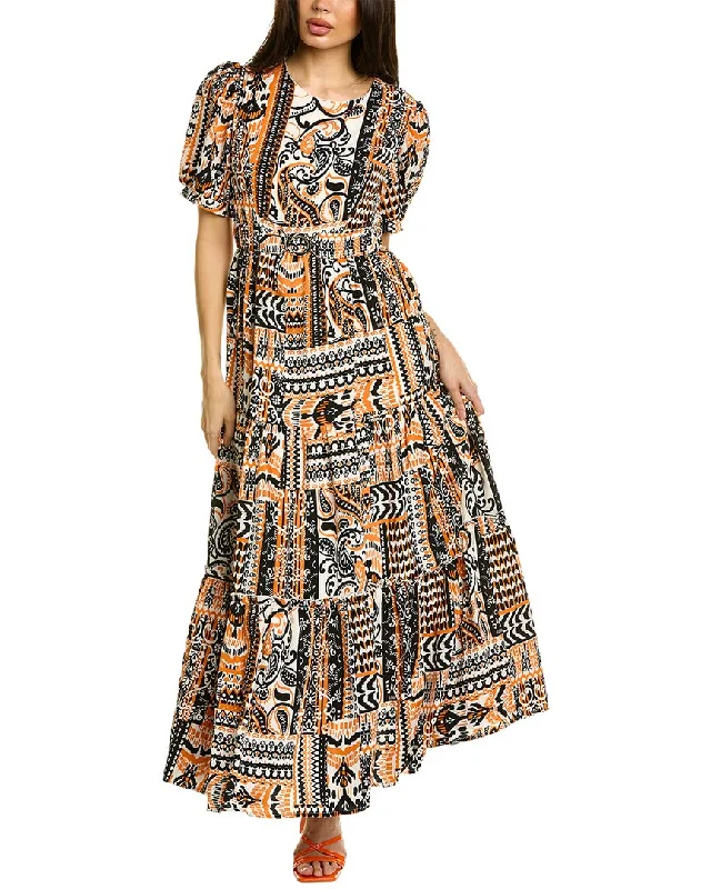 Markdowns Gracia Tiered Midi Dress