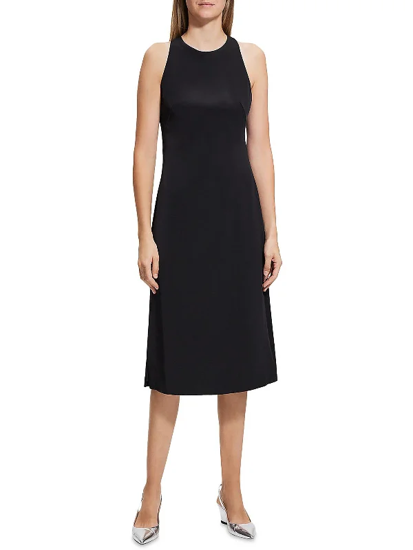 Price Drop Alert Womens Crossback Short Midi Dress