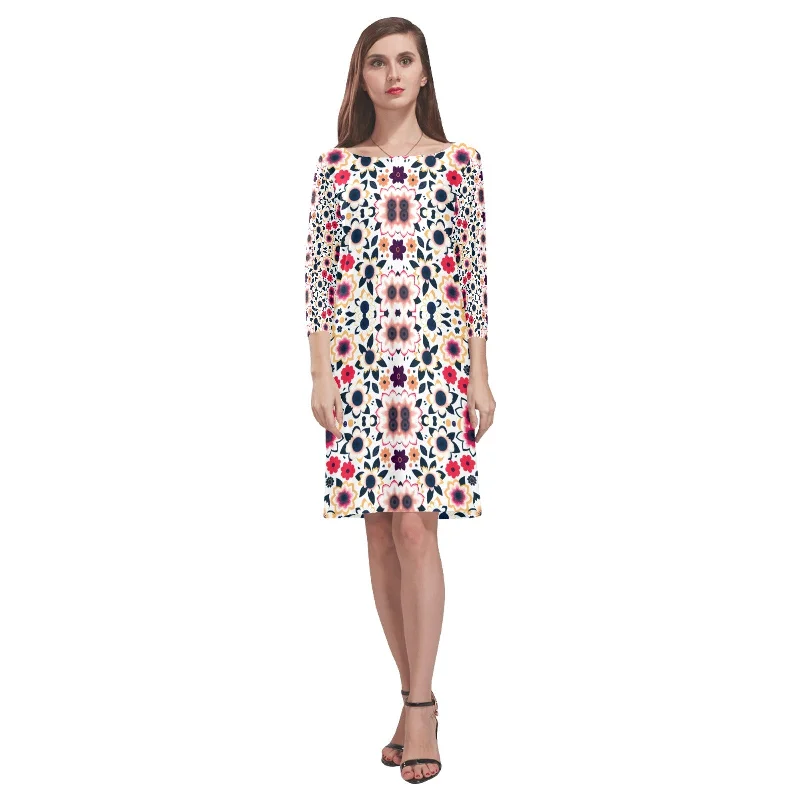 Early Bird Discount Women's Loose Round Neck Dress (Model D22)