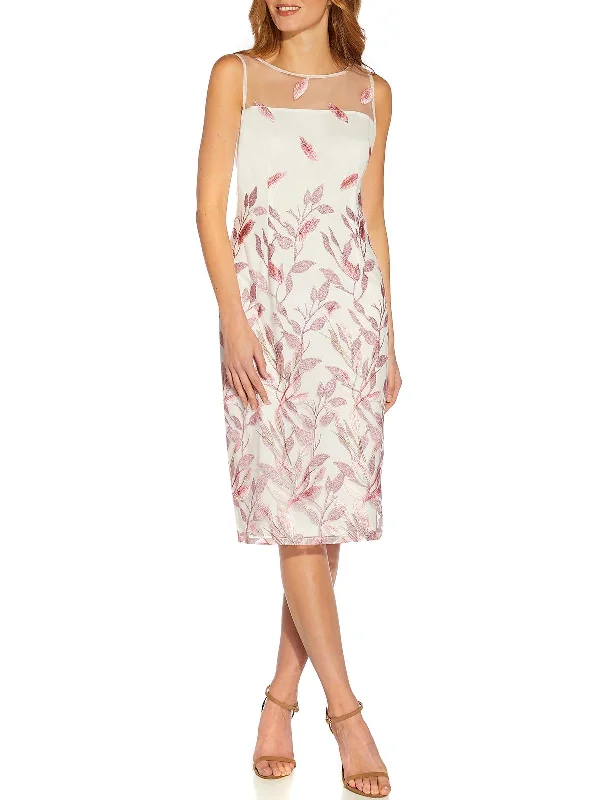 Weekend Deal Womens Formal Midi Sheath Dress