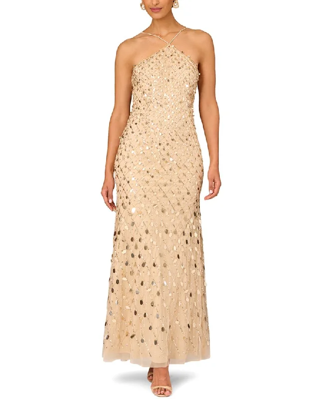 Sneak Peek Sale Aidan Mattox Beaded Mermaid Gown
