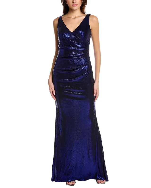 Stock Up and Save Rene Ruiz Metallic Stretch Gown