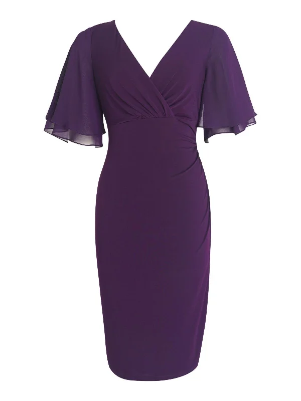 Limited Availability Womens Semi-Formal Knee-Length Sheath Dress