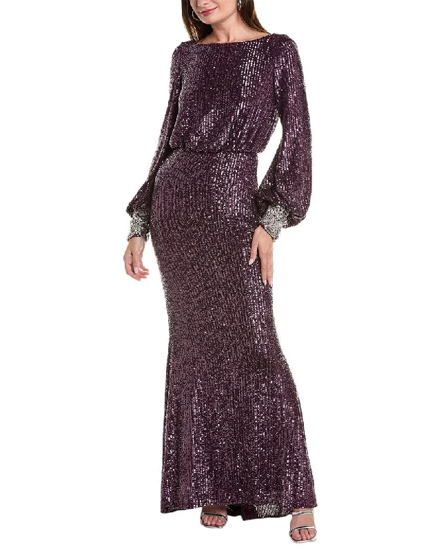 Clearance Sale Badgley Mischka Sequin Gown