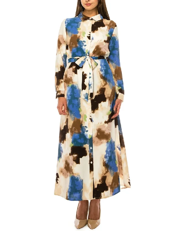 Epic Deals YAL New York Printed Shirt Dress