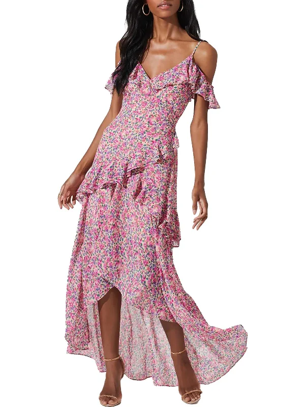 Act Fast Pemberley Womens Floral Long Maxi Dress