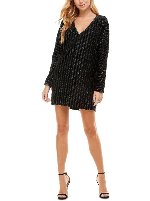 Time-Limited Offer Womens Velvet Short Cocktail and Party Dress