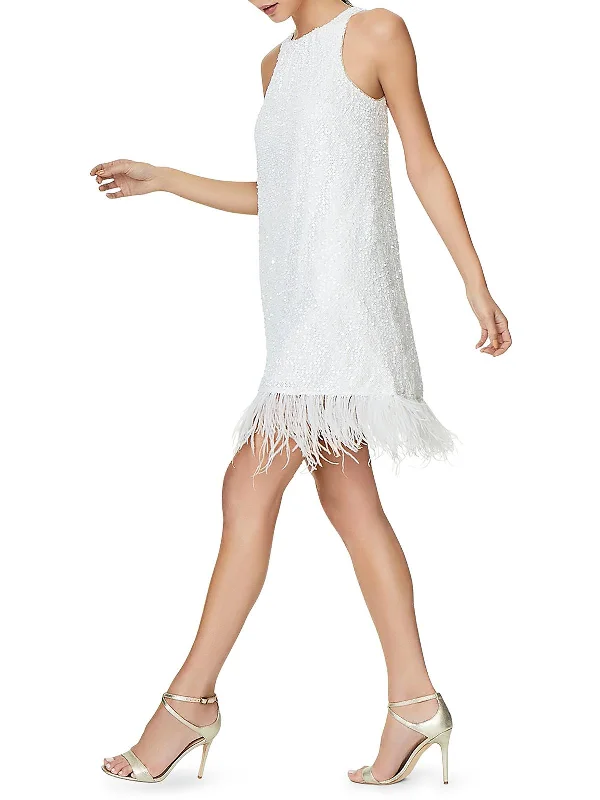 New Deals Womens Semi-Formal Mini Cocktail And Party Dress