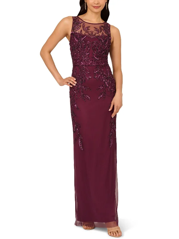 Crazy Savings Womens Embellished Maxi Evening Dress