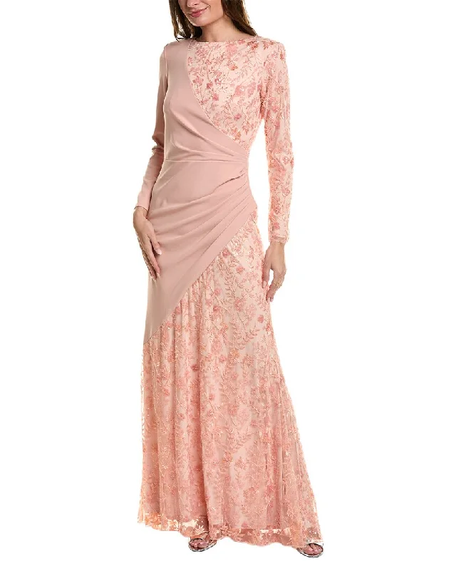 Special Promotion Tadashi Shoji Floral Gown