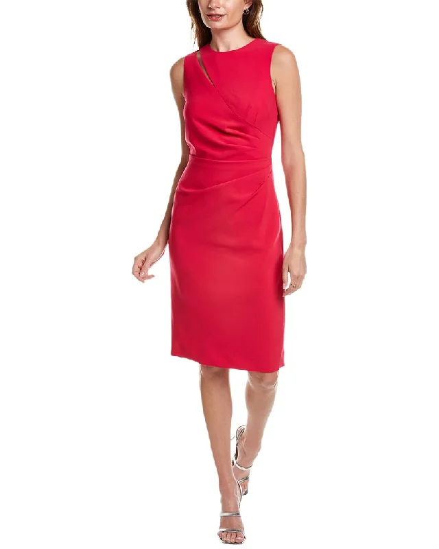 Best Deals Teri Jon by Rickie Freeman Pleated Sheath Dress
