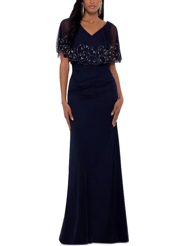 New Arrival Womens Embellished Maxi Evening Dress