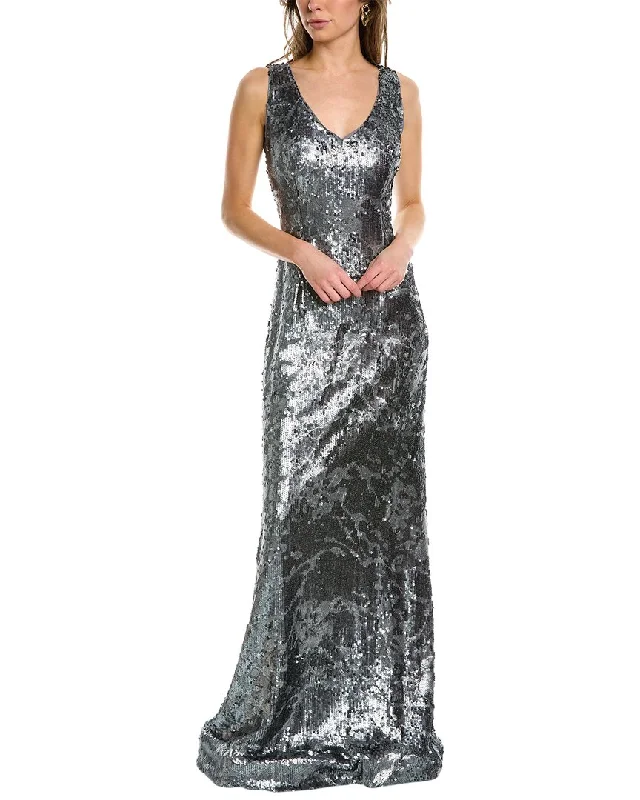 Price Reduction Rene by Rene Ruiz Sequin Gown