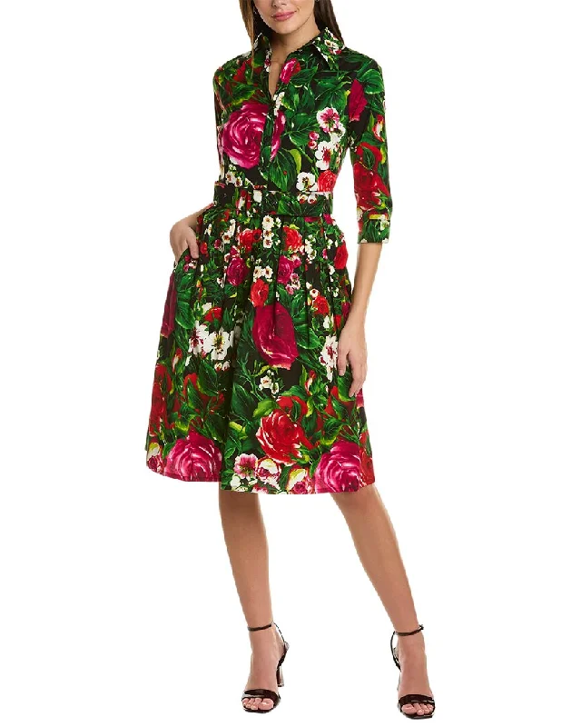 The Best Prices Samantha Sung Audrey 1 3/4-Sleeve Shirtdress