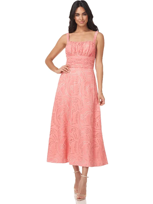 Lowest Prices Coty Womens Eyelet Maxi Cocktail and Party Dress