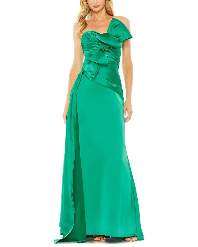 Clearance Sale Mac Duggal Strapless Bow Front Detailed Gown