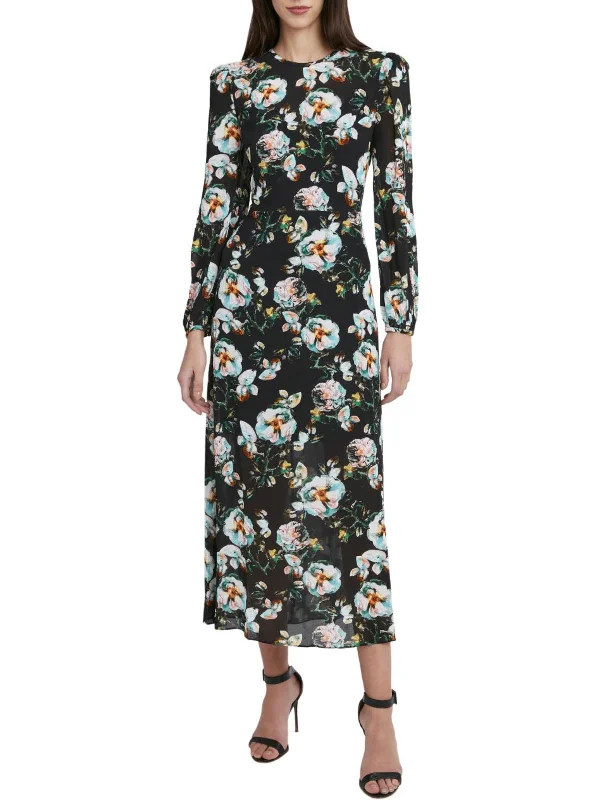Special Savings Womens Floral Long Maxi Dress