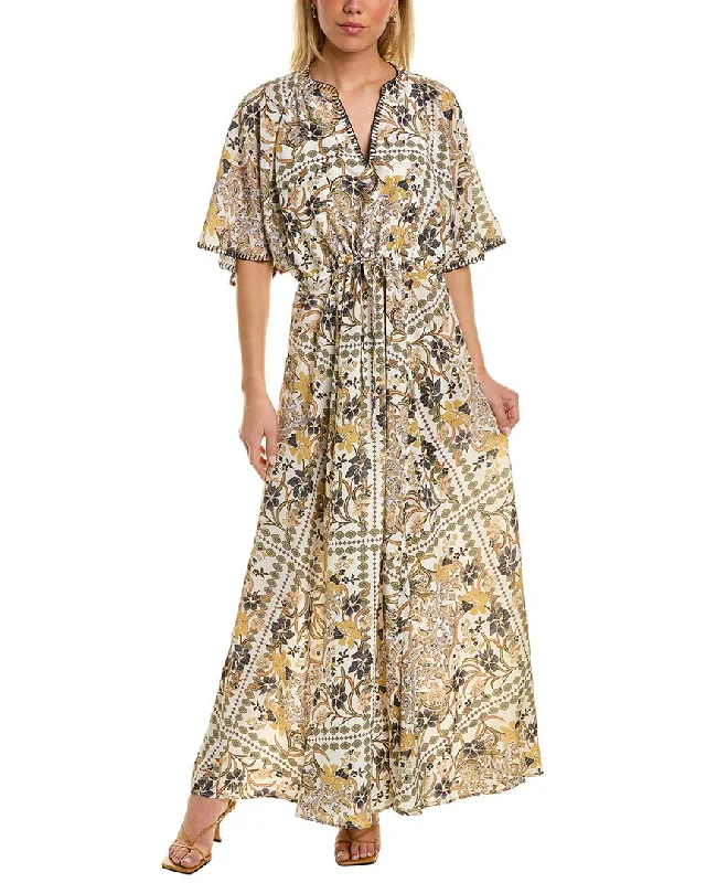 Sneak Peek Sale Johnny Was Cruz Silk Maxi Dress