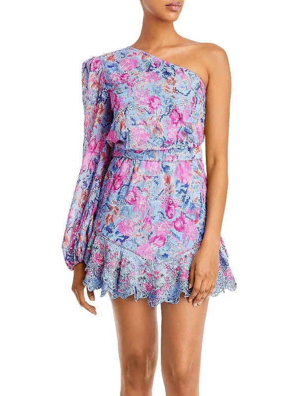 Customer Appreciation Sale Womens Eyelet Mini Mini Dress
