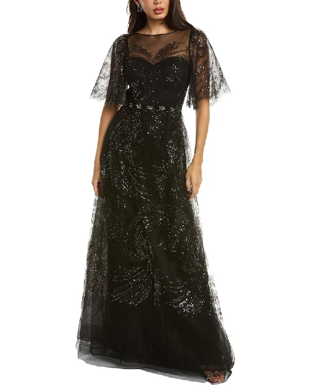Today’s Deal Teri Jon by Rickie Freeman Sequin Tulle Gown