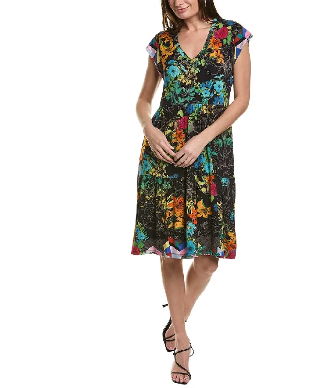 Flash Sale Johnny Was Nero Sequence Tiered Dress