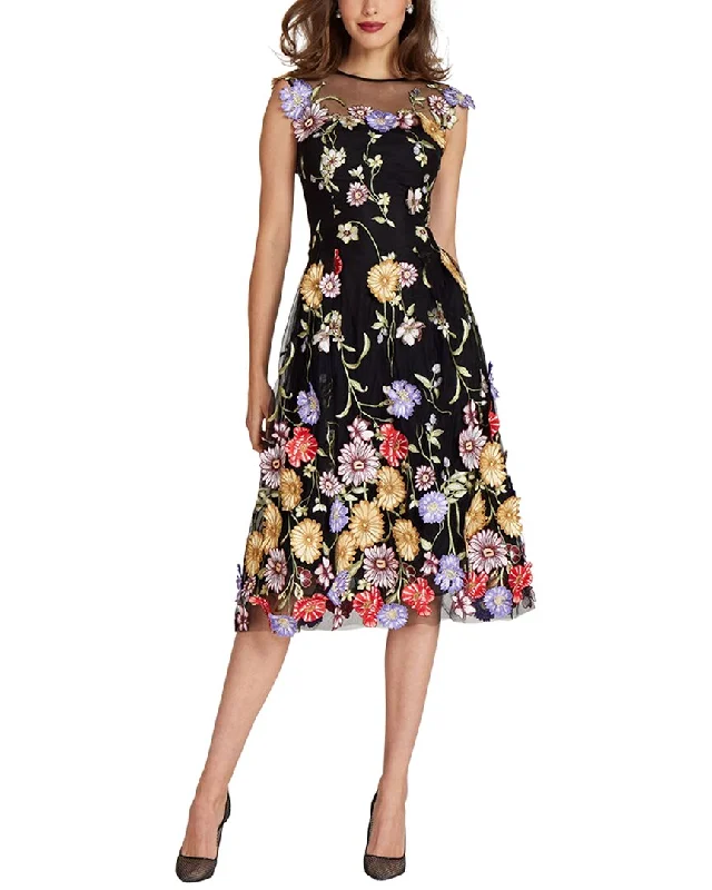Super Deal Teri Jon by Rickie Freeman Special Occasion Short Embellished Dress