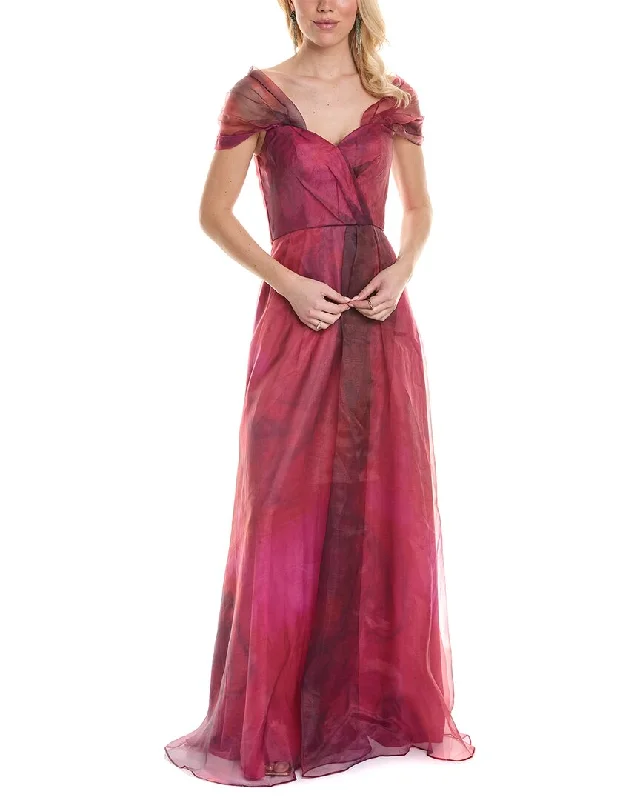 One-DAY Sale Rene by Rene Ruiz Collection Off-The-Shoulder Organza Gown
