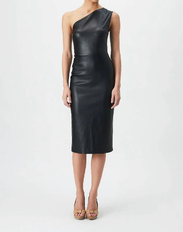 Special Buy Oriella Vegan Leather Dress In Black