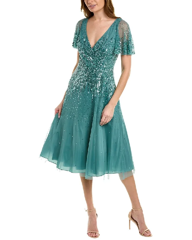Limited Time Offer Aidan Mattox Beaded A-Line Dress