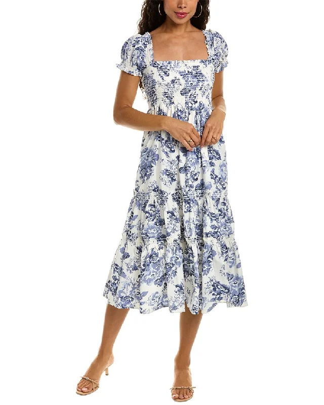 Reduced Prices O.P.T. Smocked Maxi Dress