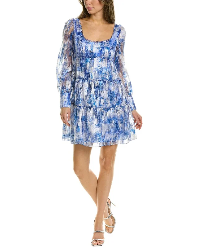 Lowest Price Marchesa Notte Wanderlust Gardens Babydoll Dress