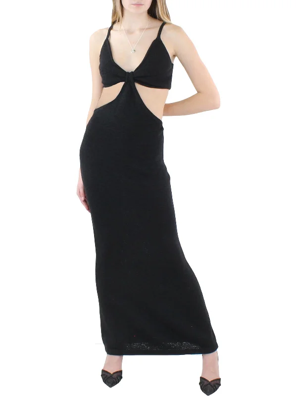 Limited Availability Serita Womens Cut-Out Long Maxi Dress
